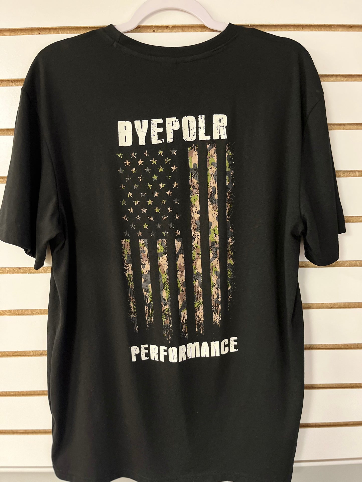 Byepolr Performance Black Flag T-Shirt